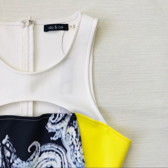 Do & Be Color-block Body-con Dress - Picture 8 of 9